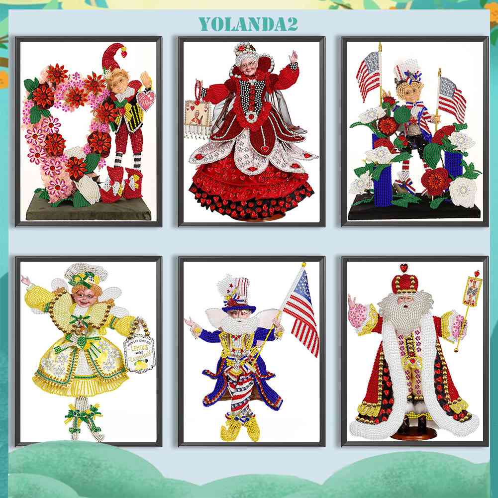 Bộ Tranh Đính Đá 5D Họa Tiết Hoạt Hình Độc Đáo DIY Dùng Trang Trí Nhà Cửa