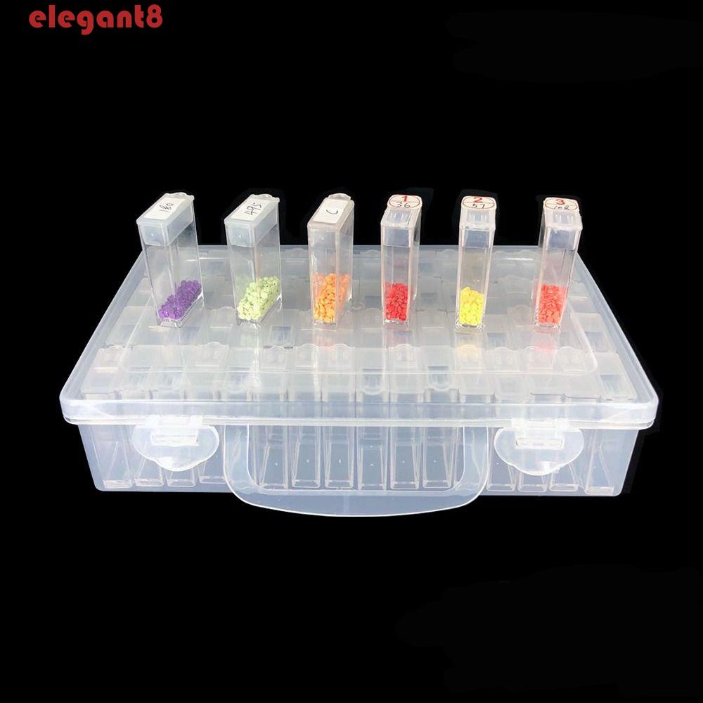 Hộp Đựng Dụng Cụ Trang Trí Móng Tay Trong Suốt Tiện Dụng DIY