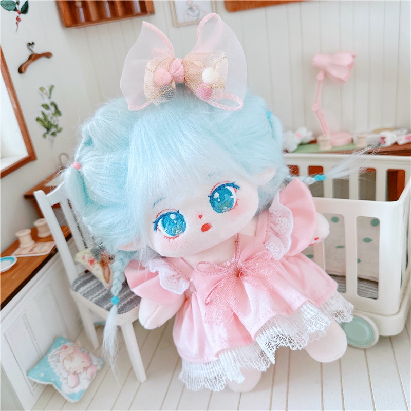 Búp Bê Nhồi Bông 20cm Kèm Quần Áo Chất Lượng Cao