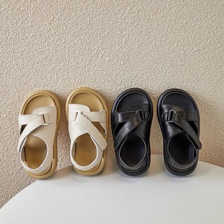 Giày Sandal Đi Biển Màu Trơn Nhẹ Nhàng Thoải Mái Thời Trang Hàn Quốc Cho Bé Trai Và Gái
