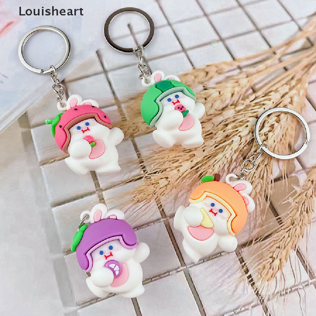 Louisheart Móc Khóa Hình Thỏ Hoạt Hình Xinh Xắn