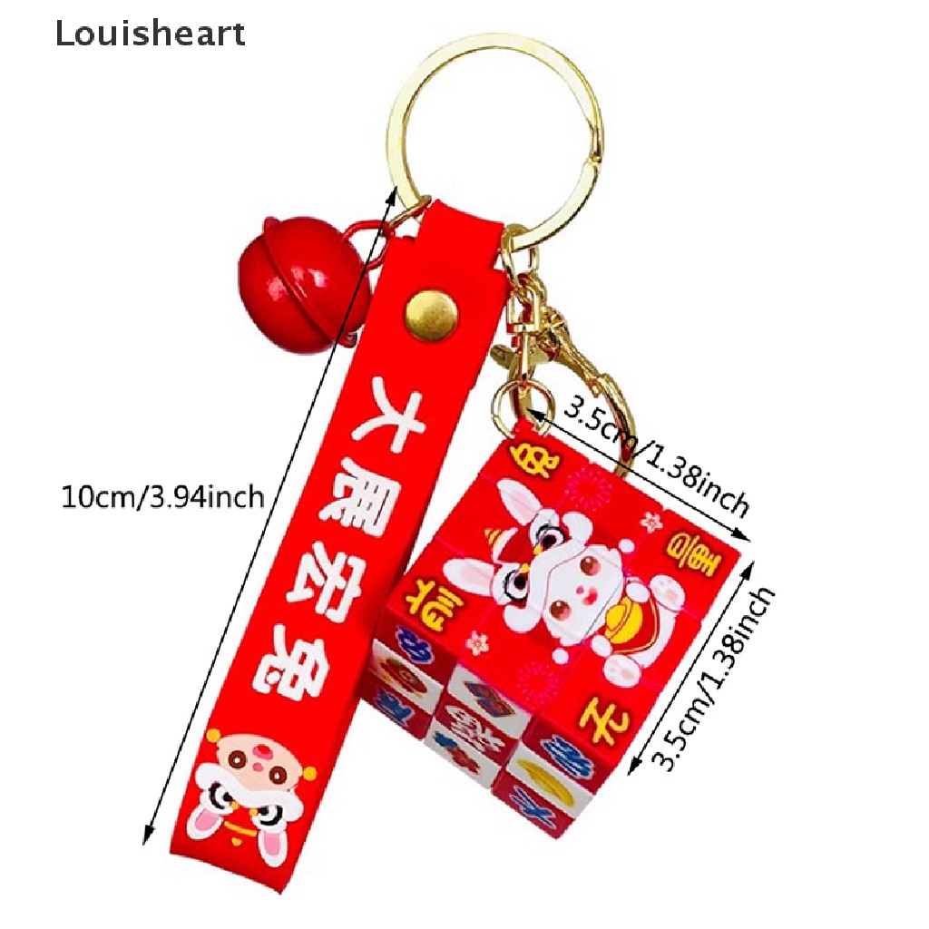 Móc Khóa Hình Chú Chó Shiba Inu Lập Phương Louisheart Mini Dễ Thương Dùng Làm Đạo Cụ Chụp Ảnh Ba Lô / Dây Chuyền Thời Trang Cho