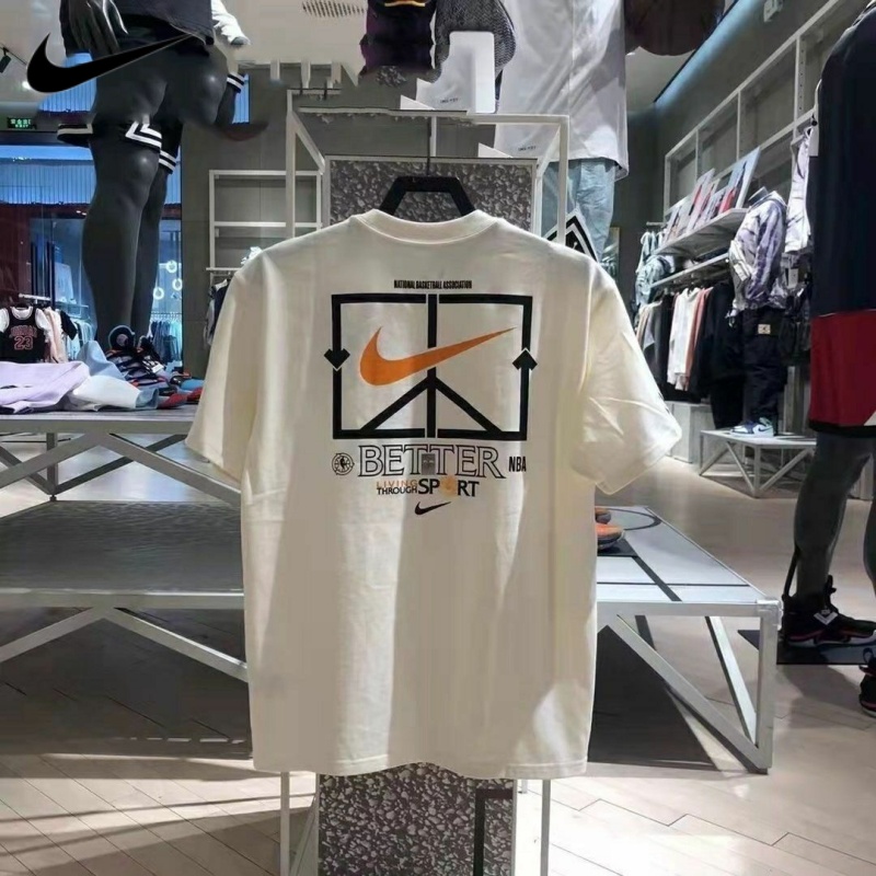 Áo Thun 100% Chính Hãng Nike NBA Dáng Suông Thoải Mái Thời Trang Cho Nam