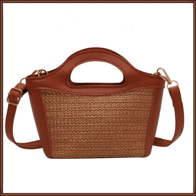 Túi Đeo Chéo Dệt Tay Phong Cách Bohemian Ngọt Ngào Cho Nữ