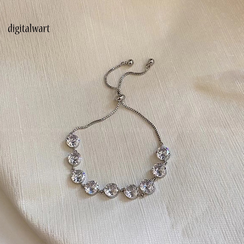 Kỹ Thuật Số| Vòng Tay Đính Đá Zircon Thời Trang Dành Cho Nữ