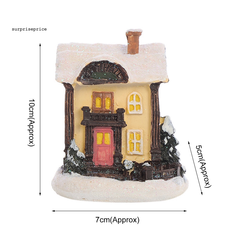 Phụ Kiện Trang Trí Giáng Sinh Bằng Resin Chống Vỡ Phong Cách Châu Âu