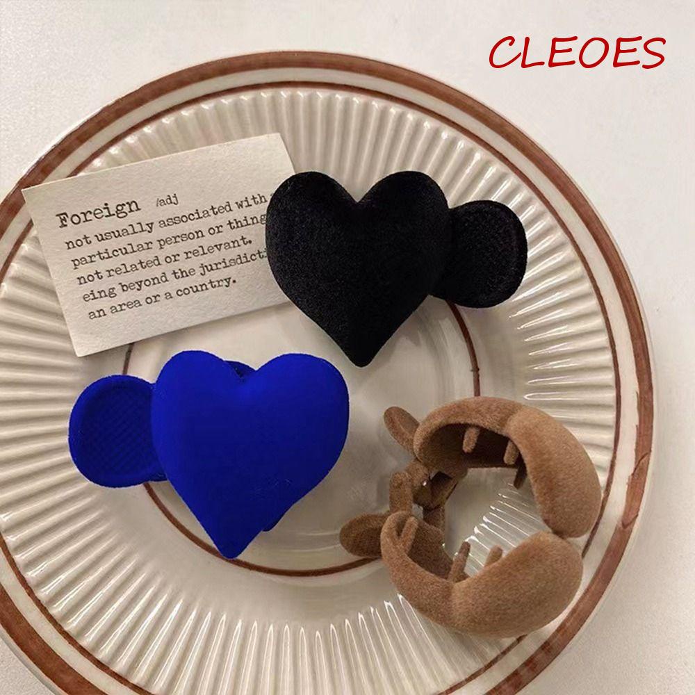 Kẹp Tóc Càng Cua Hình Trái Tim Đơn Giản Tinh Tế Cho Nữ