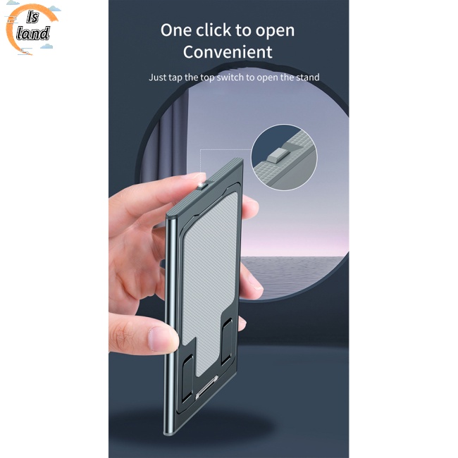 Giá Đỡ Điện Thoại Silicon Hai Lớp Chống Trượt Có Thể Điều Chỉnh Bằng Hợp Kim Nhôm