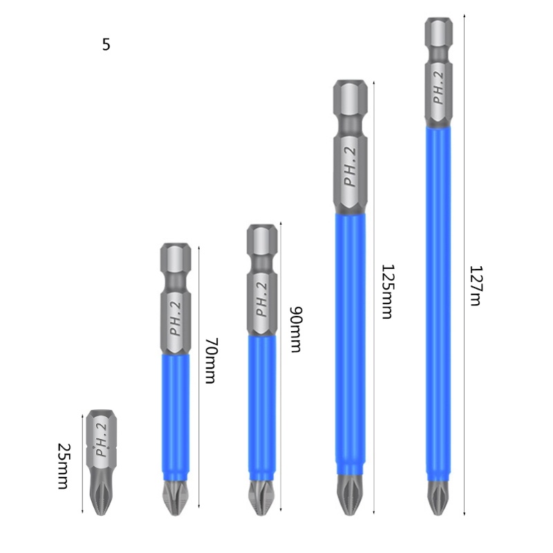 Bộ Tua Vít Đầu Chữ Thập Dài 25 / 50 / 65 / 70 / 90 / 127 / 150mm Chuyên Dụng