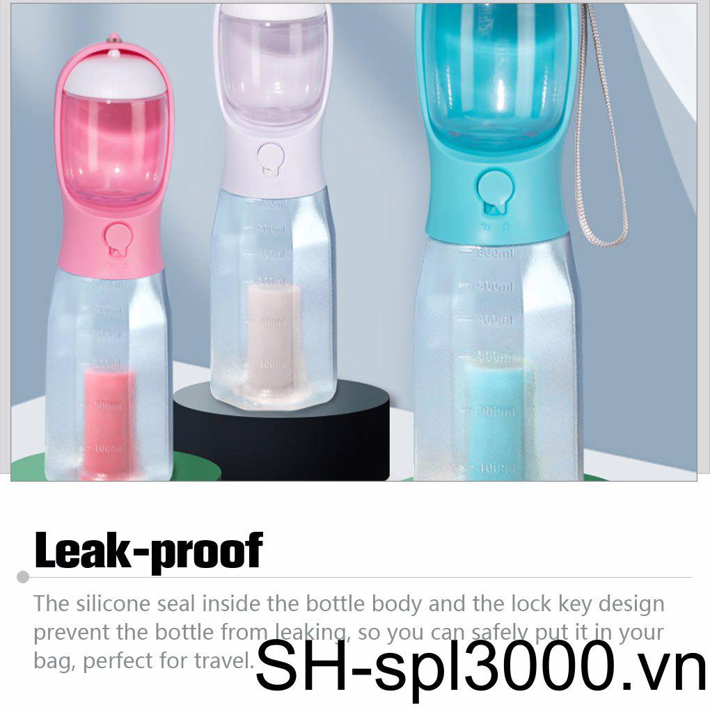 Dụng Cụ Đựng Nước Uống 3 Trong 1 Cho Thú Cưng