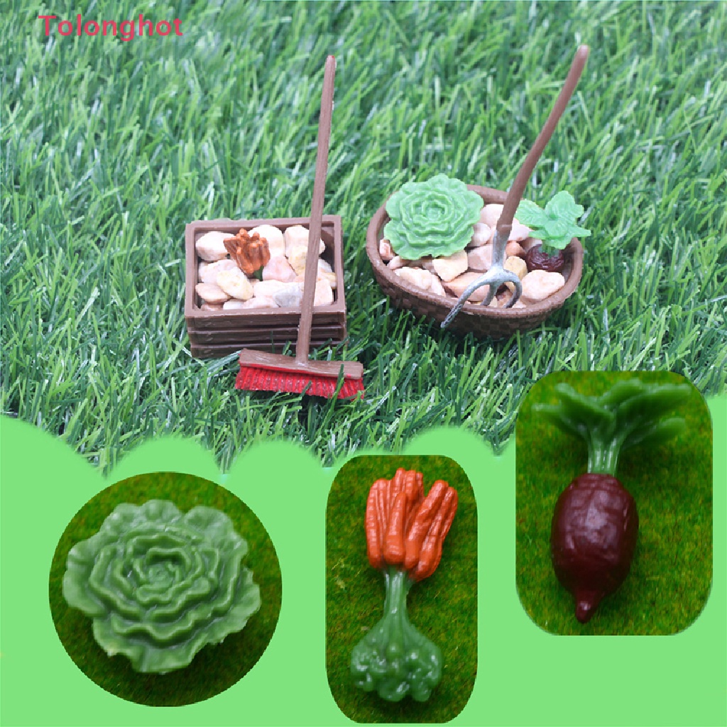 1 Bộ Giỏ Đựng Rau Củ Quả 1: 12 Trang Trí Nhà Búp Bê