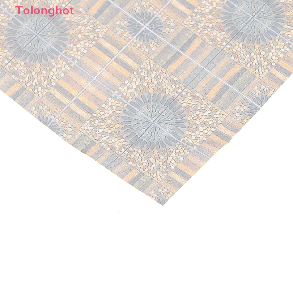 Miếng Dán Sàn Nhà Trang Trí Nhà Búp Bê Tỉ Lệ 1: 12