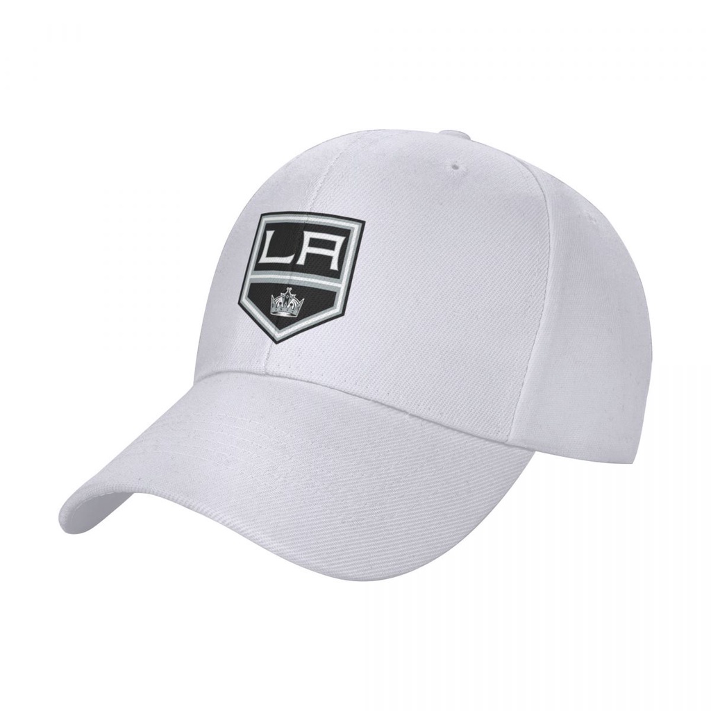 Los Angeles Kings Logo NHL Màu Trơn Cong Vành Mũ Mũ Bóng Chày Cong Vành Mũ Nam Nữ Cùng Phong Cách Th