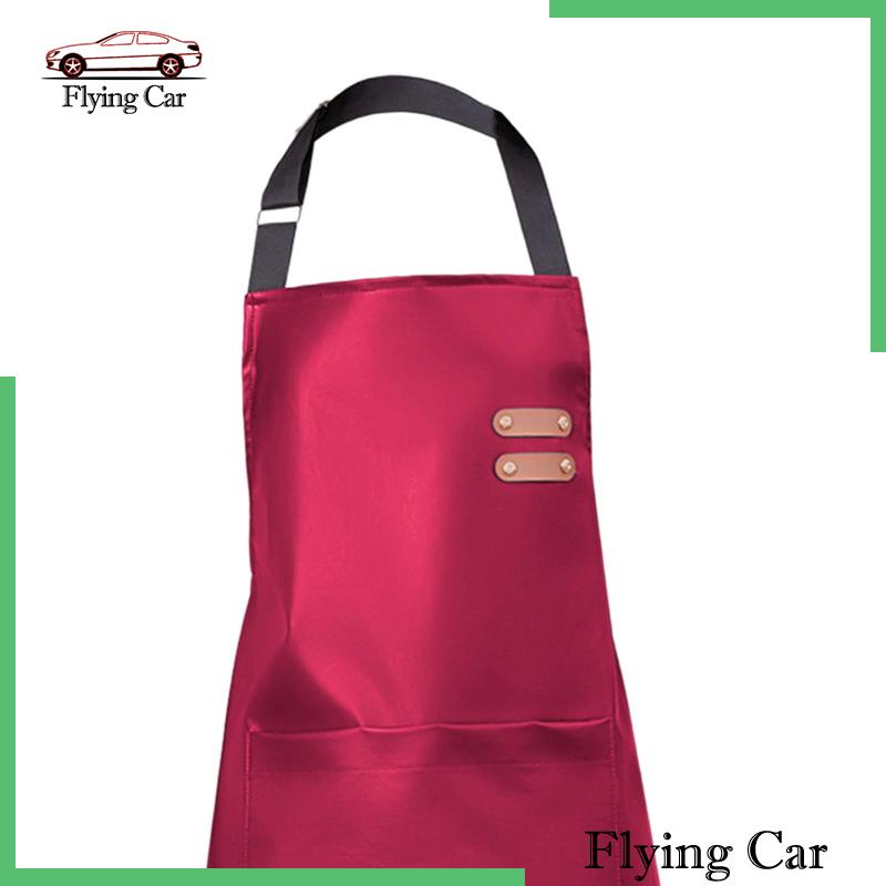 Tạp Dề Nấu Ăn Có Túi Lớn Chống Nước DIY Cho Nữ [Lzdjfmy2]