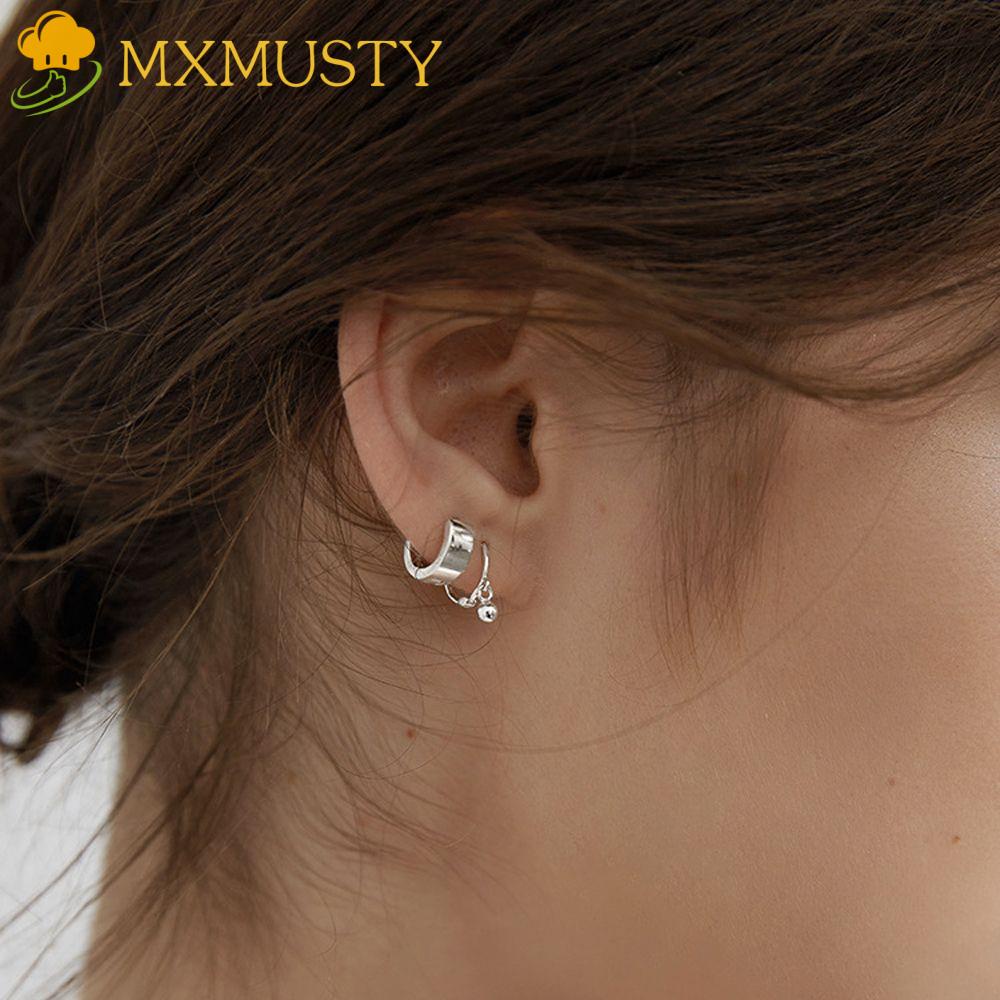 Bông Tai Dạng Vòng Hình Trái Tim / Thánh Giá Đính Đá Zircon Thời Trang Cho Nữ|Khuyên Tai Nữ Trang Tạo Hình Độc Đáo