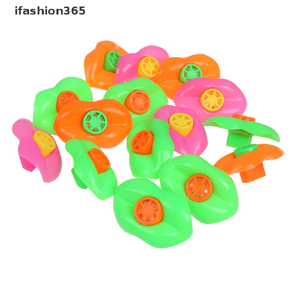 Set 15 Còi Nhựa Hình Đôi Môi Nhiều Màu Sắc Dùng Trong Tiệc Sinh Nhật Cho Bé ifashion365