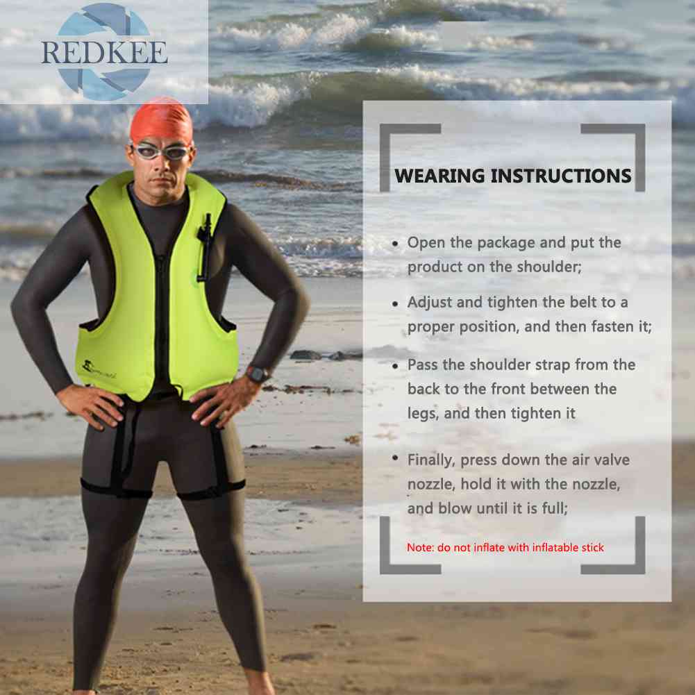 Áo Phao Cứu Sinh Bằng PVC An Toàn Tiện Dụng Cho Các Hoạt Động Ngoài Trời