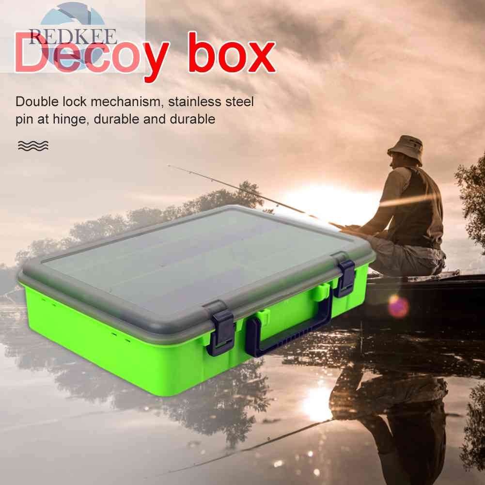 Hộp Đựng Móc Câu Cá Hai Tầng Siêu Bền Tiện Dụng