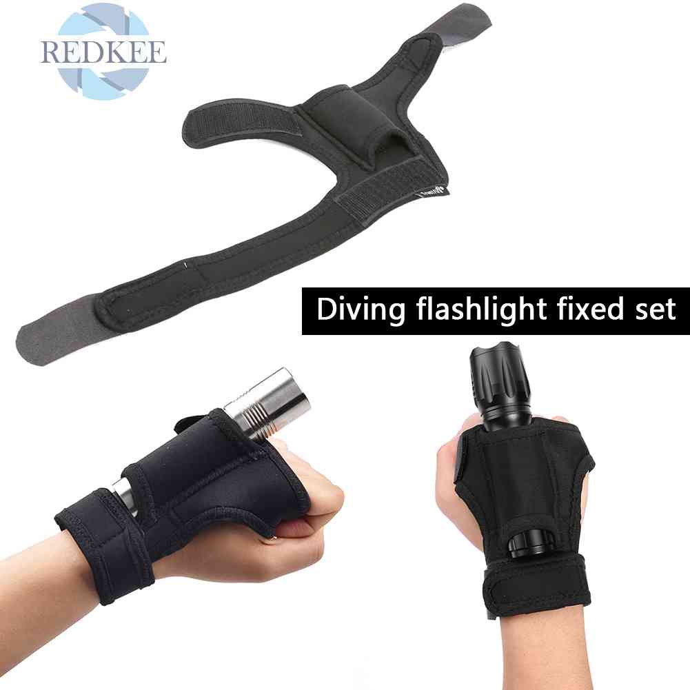 Giá Đỡ Đèn Pin Đeo Cổ Tay Tiện Dụng Khi Lặn Biển