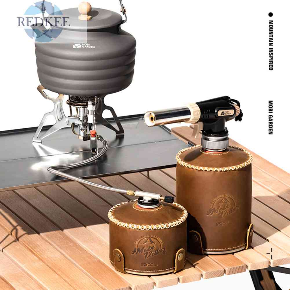 Vỏ Bọc Bình Gas Bằng Da Bò Bền Chống Bụi Cổ Điển Cho Hoạt Động Ngoài Trời