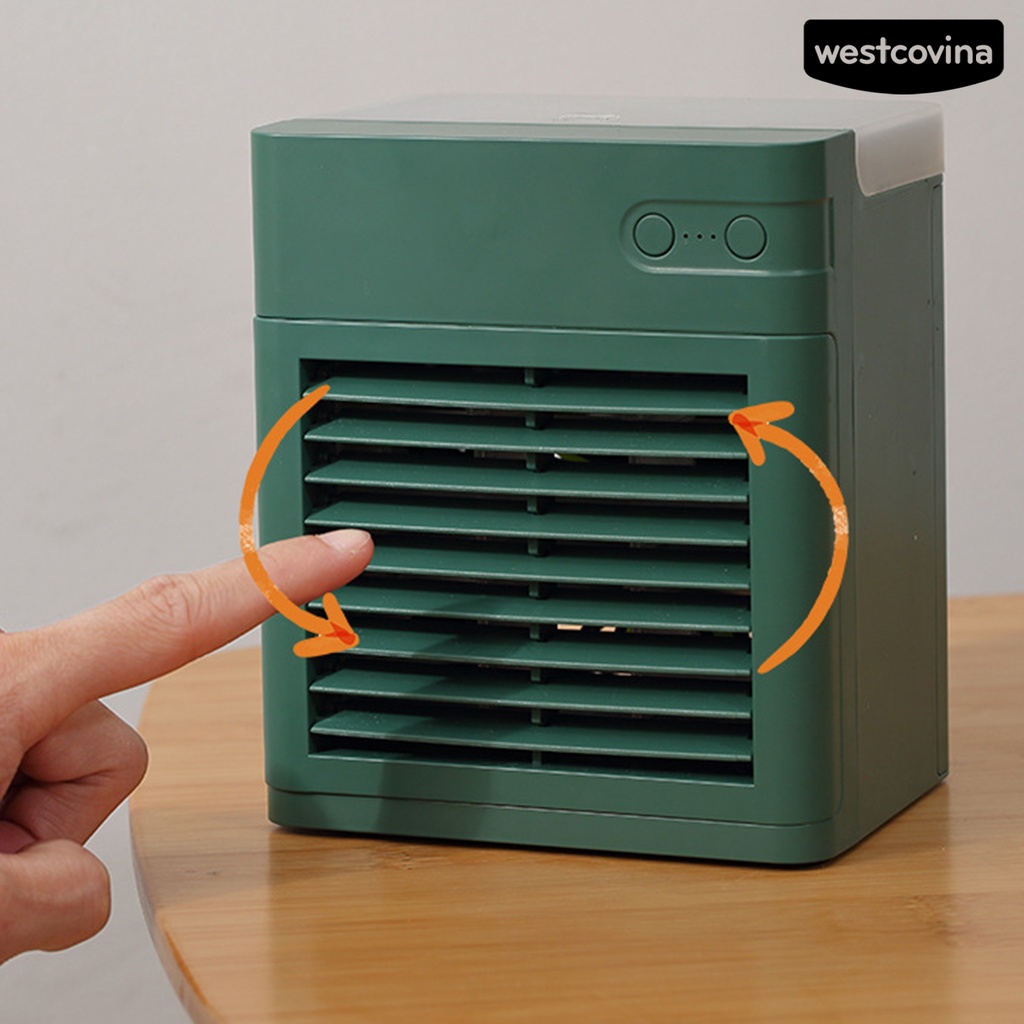 W🅢Quạt Phun Sương Làm Mát Không Khí Dung Tích Lớn 2 Màu Tùy Chọn