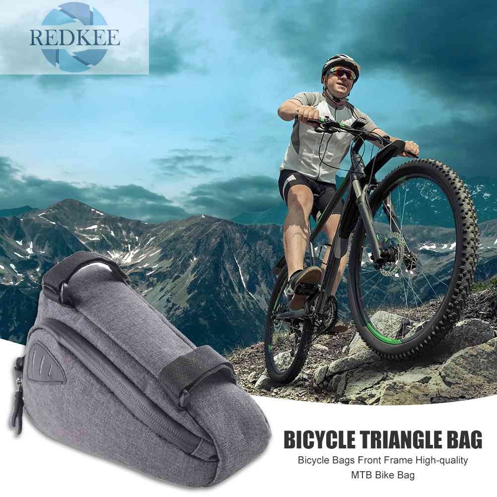 Túi Tam Giác Chống Thấm Nước Có Sọc Phản Quang Cho Xe Đạp Leo Núi