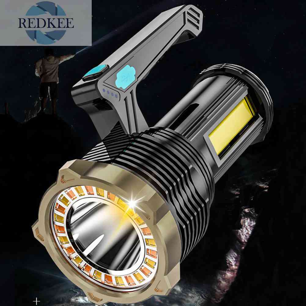 Đèn Pin Chống Thấm Nước IPX4 8 Chế Độ Sáng Tiện Dụng