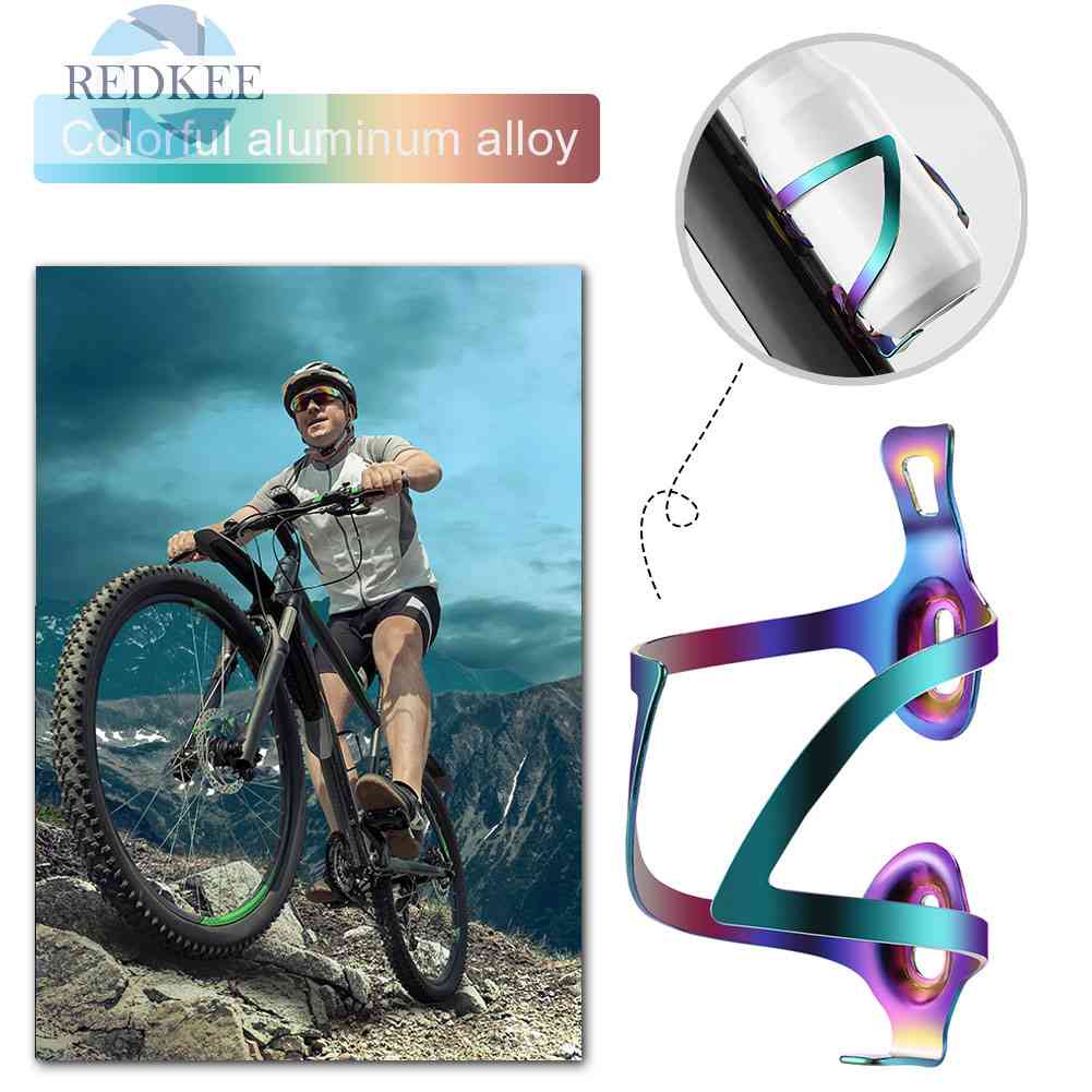 Giá Đỡ Bình Nước Bằng Nhôm / Nhựa Cho Xe Đạp Leo Núi