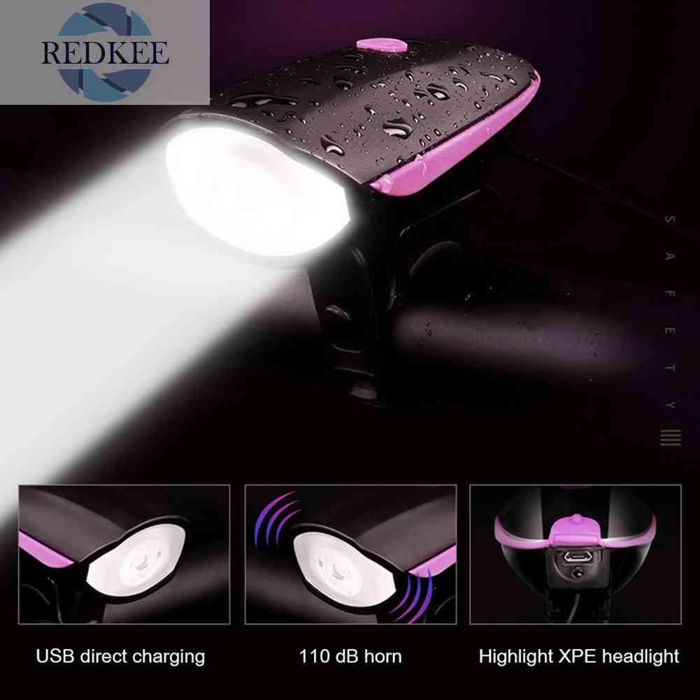 Đèn Pha LED 240LM 1200mAh XPG Kèm Sạc USB Chuyên Dụng Cho Xe Đạp Leo Núi