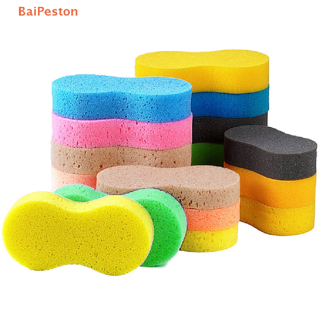 Set 3 Mút Rửa Xe Hơi Hình Tổ Ong 8 Kiểu Mật Độ Cao