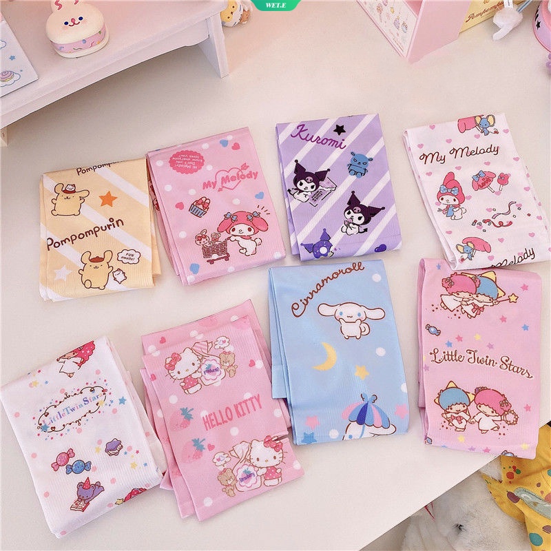 1 Cặp Găng Tay Chống Nắng Chống Tia Uv Hình Sanrio Cinnamoroll Hello Kitty Dễ Thương Dành Cho Bé Gái