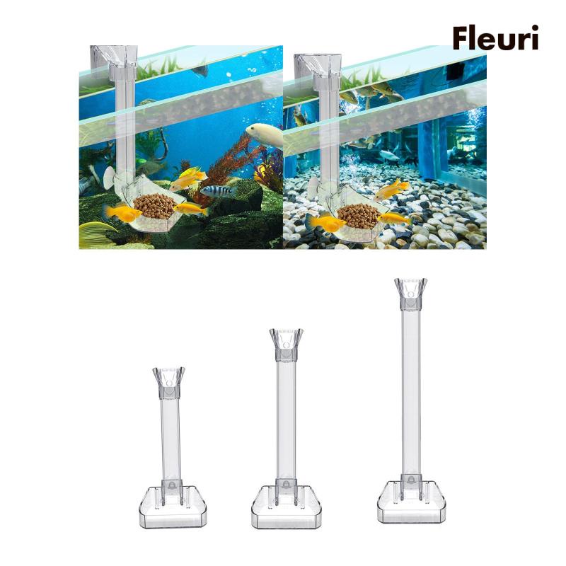 Ống Cho Cá Ăn Bằng Acrylic Trong Suốt Dài 21cm Tiện Dụng