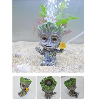 Tượng Groot trang trí và sủi oxi cho bể cá cảnh - phụ kiện thủy sinh