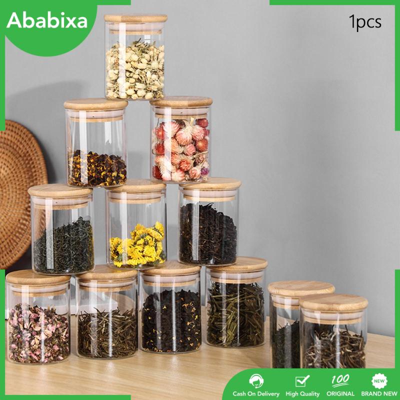 Lọ Thủy Tinh Mini Trong Suốt Đựng Gia Vị Đa Năng Cho Nhà Bếp