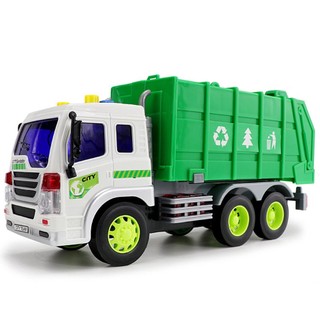 Lớn 1/16 xe tải rác Bin Lorry Light & Âm thanh Tái chế thùng rác