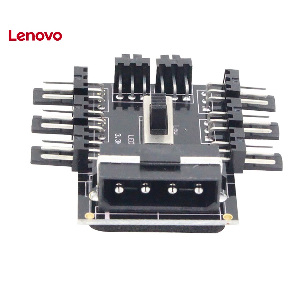 Quạt Tản Nhiệt Đa Chiều IDE 1 Sang 8 3Pin 12V PCB Dành Cho Máy Tính