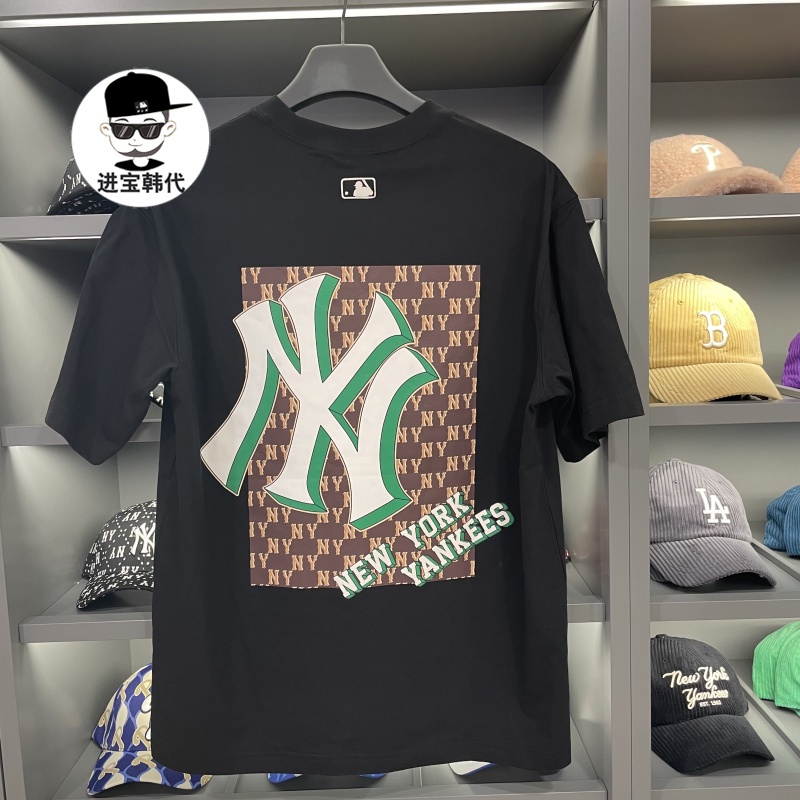 Áo Thun Tay Ngắn In logo NY Lớn Sau Lưng Thời Trang Mùa Hè Cho Nam Và Nữ TSM30
