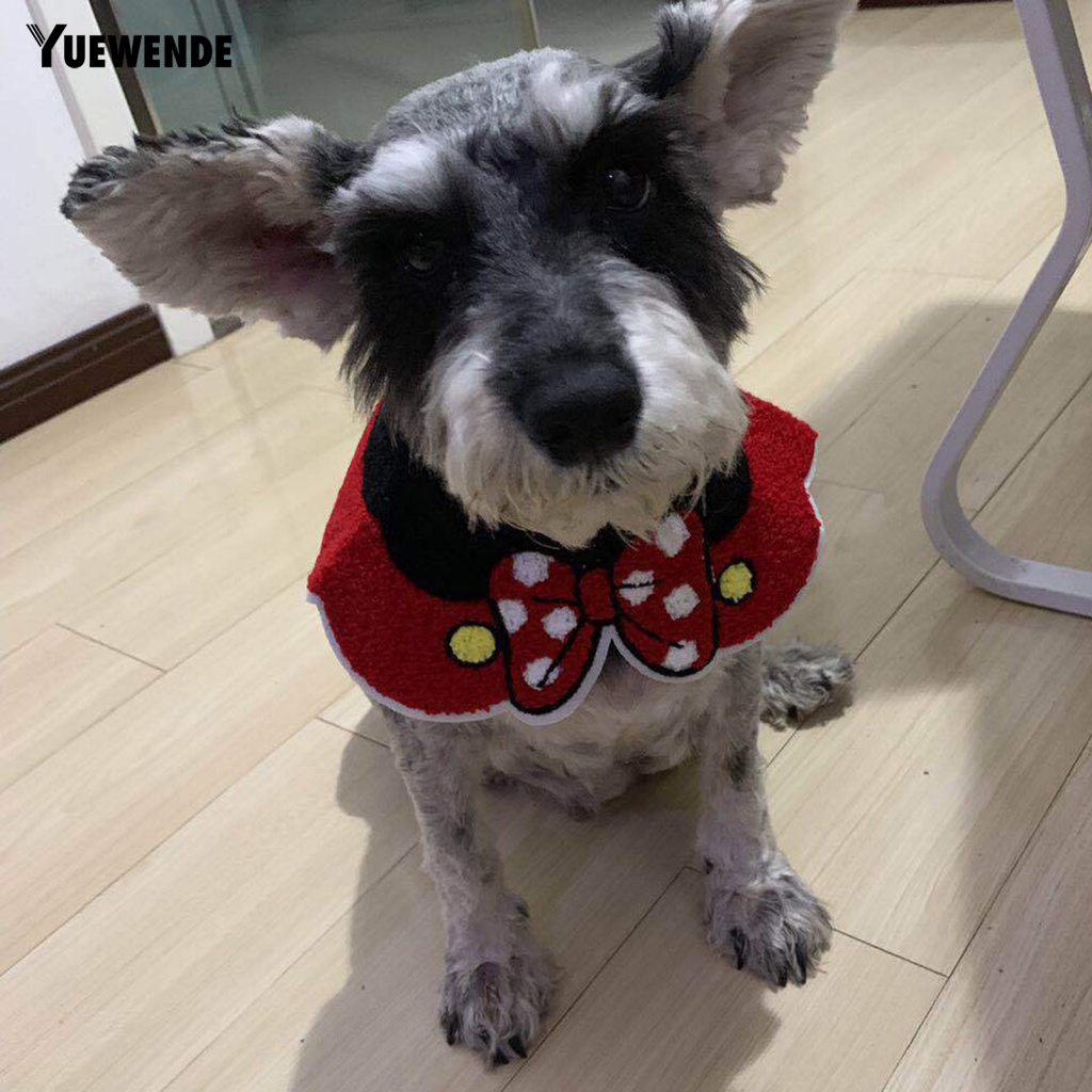 Khăn Quàng Cổ In Họa Tiết Hoạt Hình Đáng Yêu Cho Thú Cưng