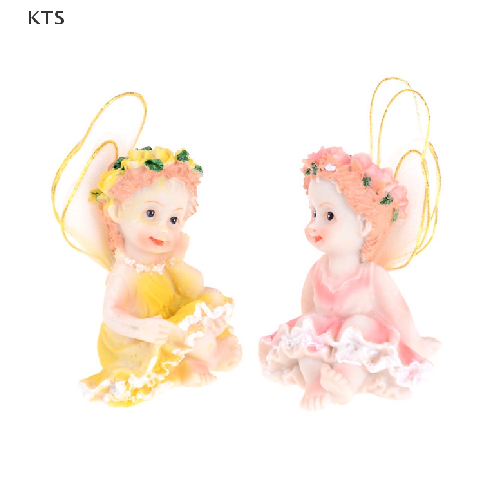 Đồ trang trí Thiên Thần Hoa Mini Bằng Nhựa Resin Trang Trí Tiểu Cảnh DIY