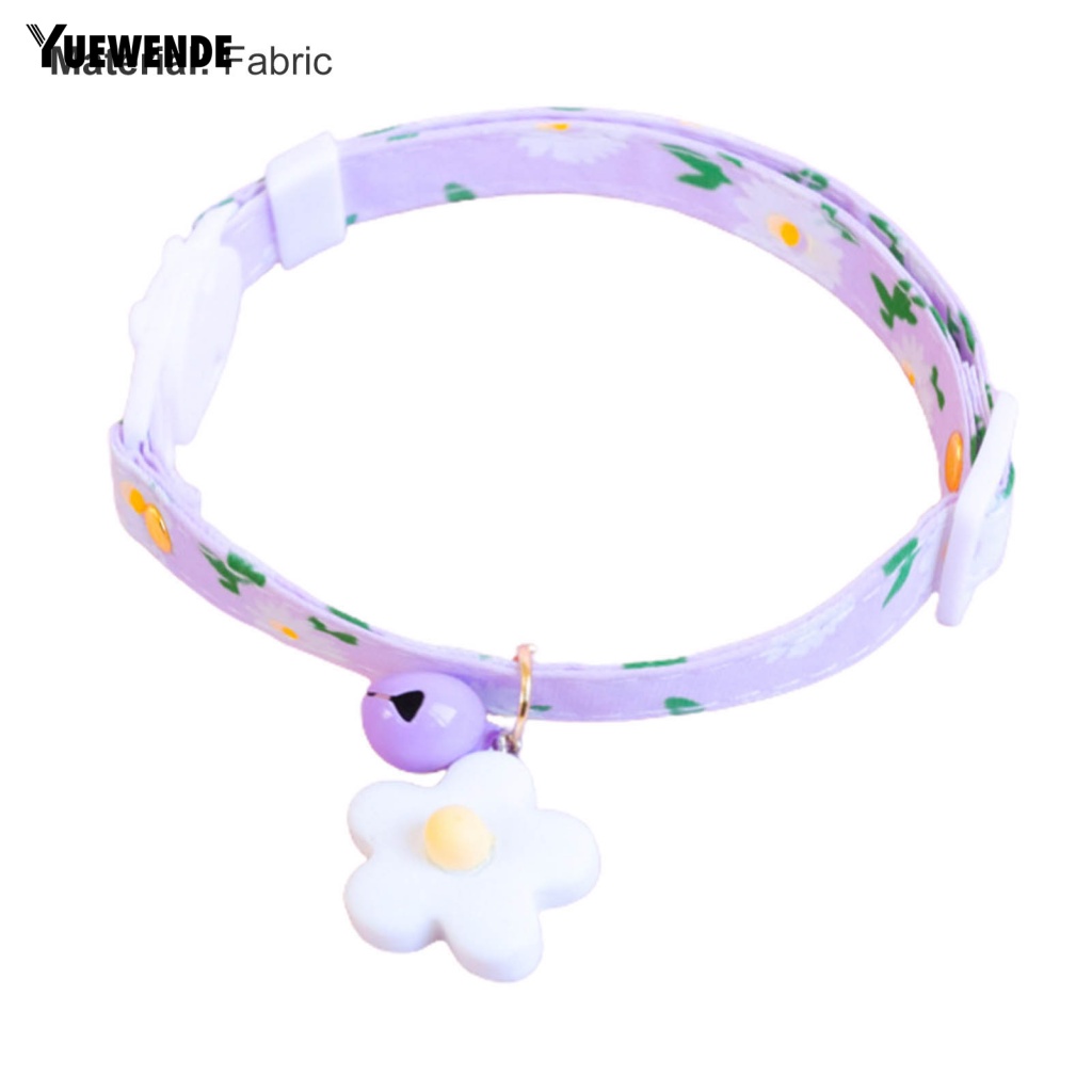 Ye.b Vòng Cổ Thủ Công Mịn Màng Có Chuông Sành Điệu Dành Cho Chó Mèo