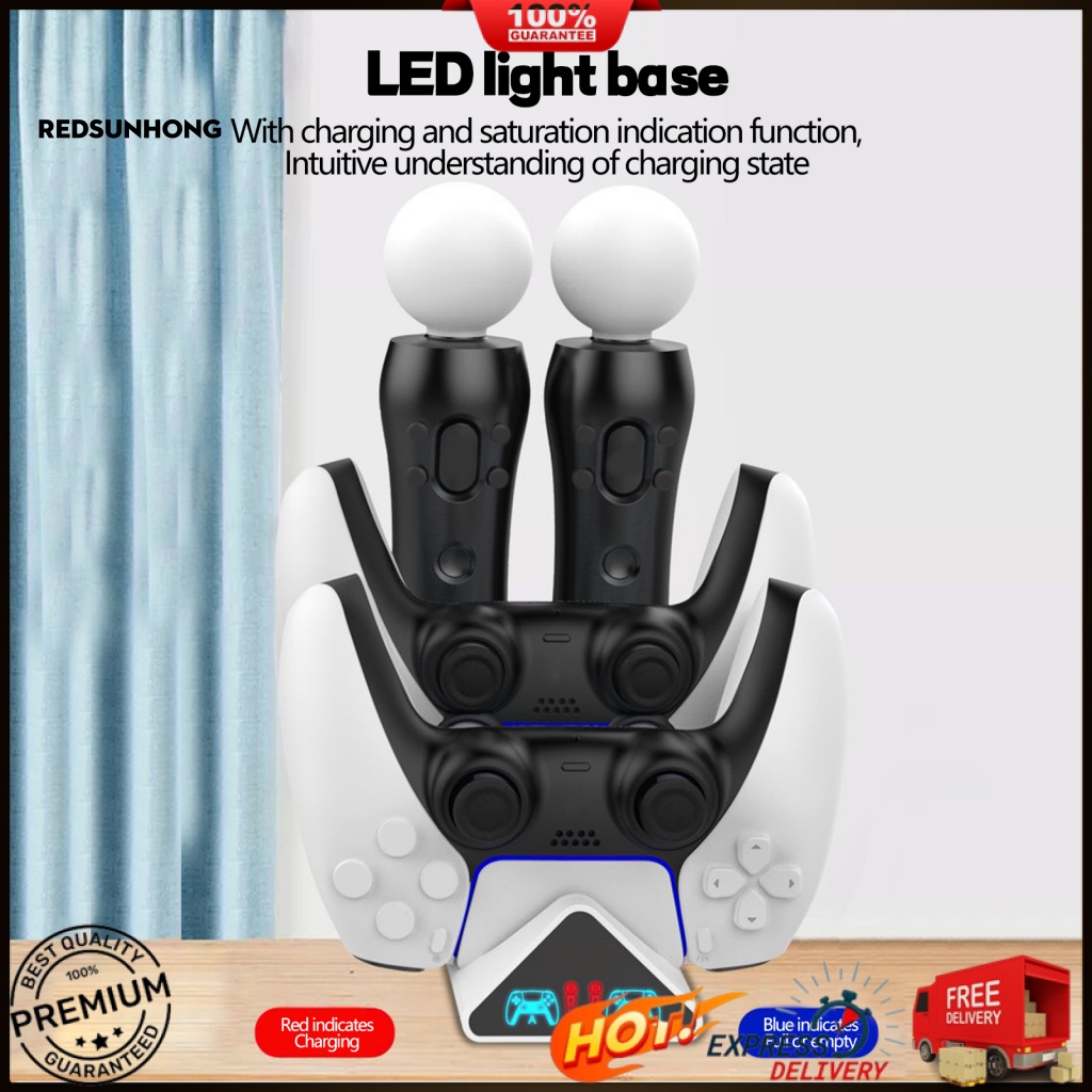 1 Bộ Đế Sạc Giao Diện USB Cho Tay Cầm Chơi Game PS5 / PS-MOVE