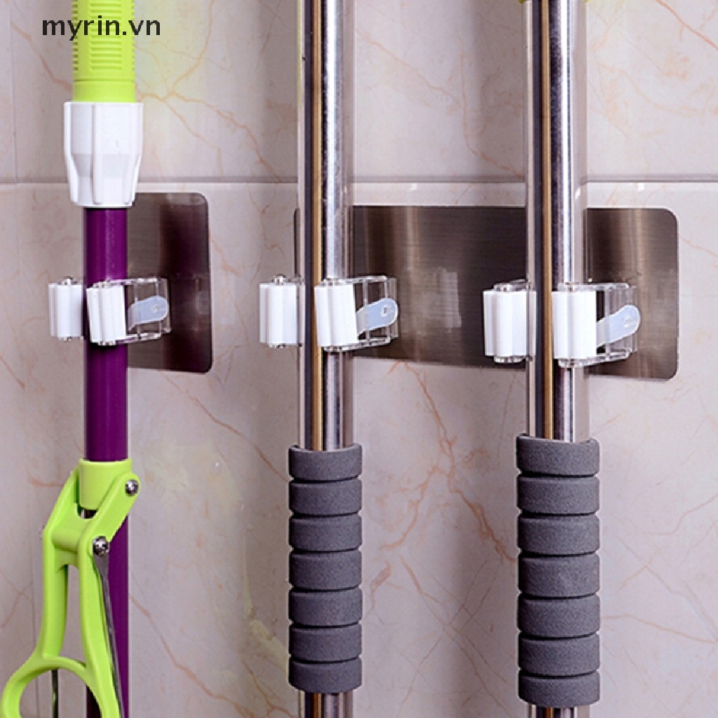 Móc Treo Cây Lau Nhà Dính Tường Đa Năng