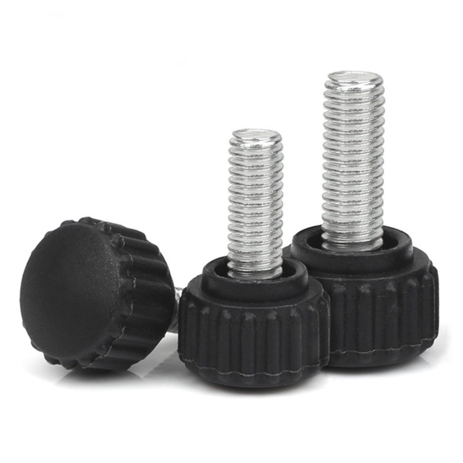 Núm Vặn Điều Chỉnh Tay Cầm Tròn Bằng Nhựa Phủ Lớp (M3M4M5M6M8)