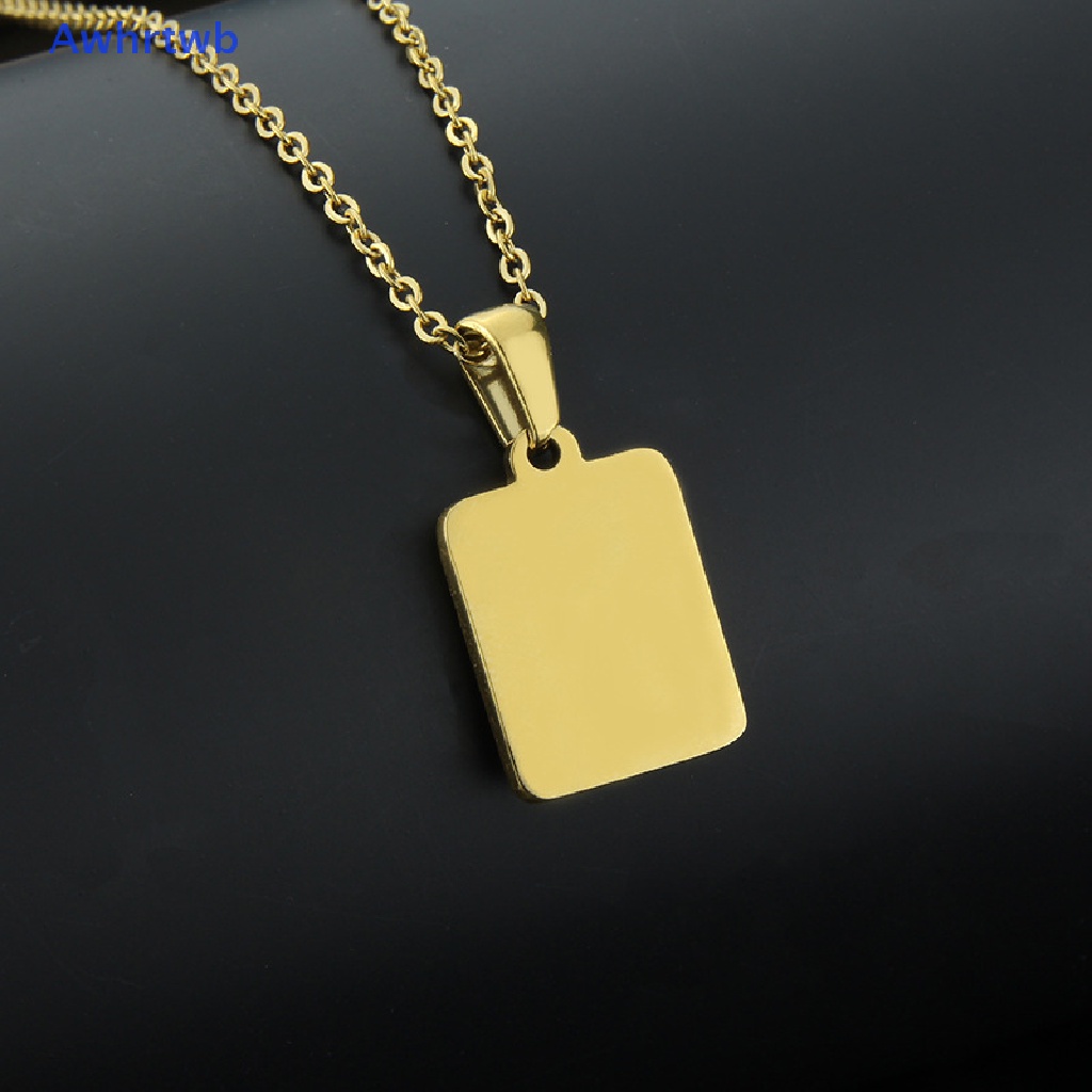 Vòng cổ Mặt 26 Chữ Cái Bằng Thép Không Gỉ Mới