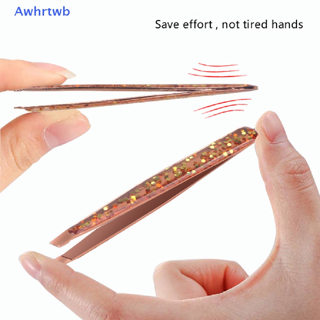 1 Nhíp Nhổ Lông Mày Bằng Thép Không Gỉ Mới