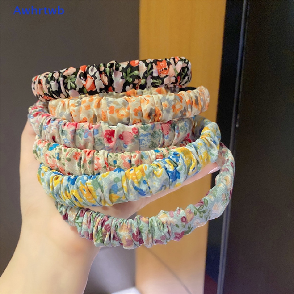 1 Băng Đô Cài Tóc Họa Tiết Hoa Thời Trang Mùa Hè Cho Nữ Mới