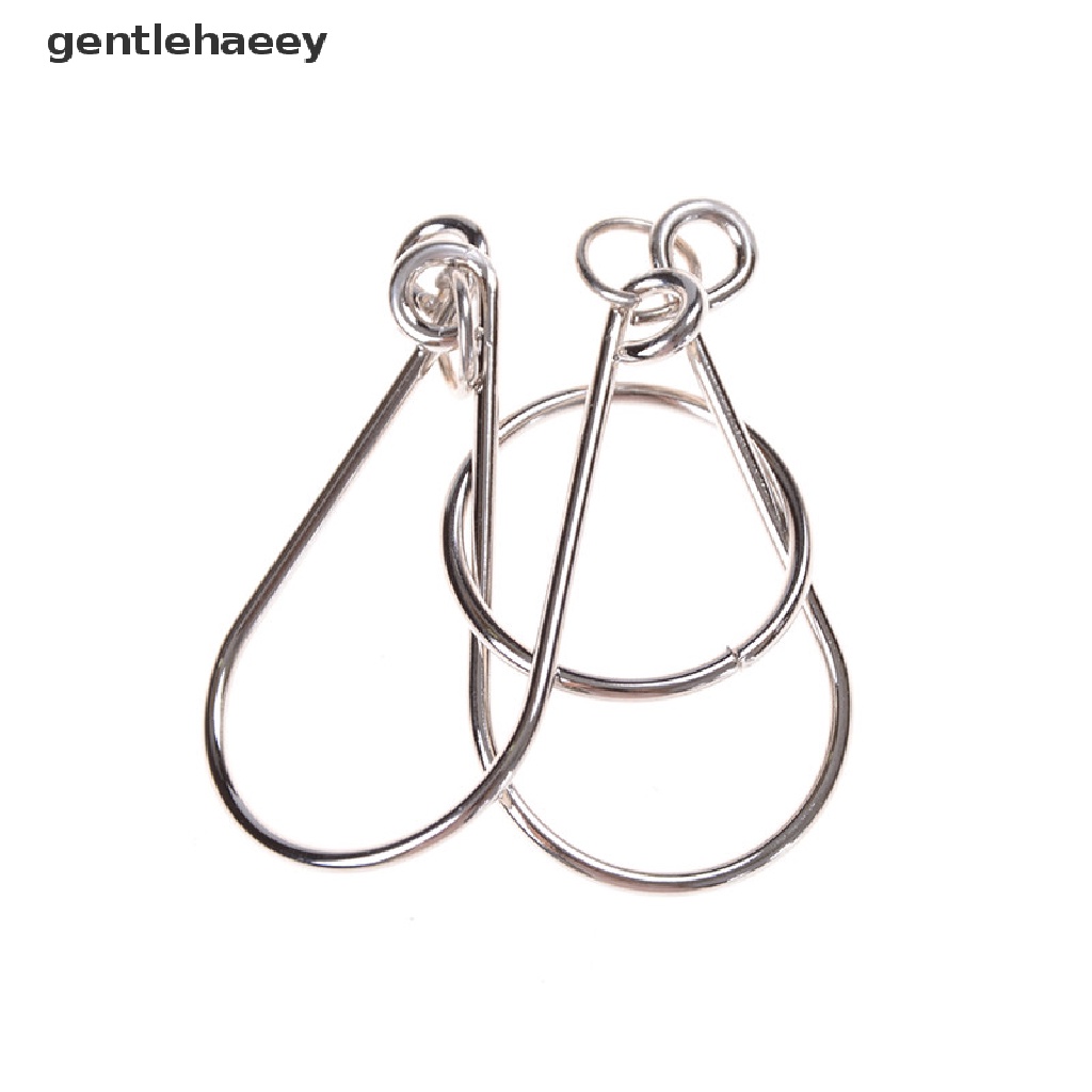 Gent 7Pcs/lot Different Patterns 3D Interlocking Metal Puzzle IQ Brain Teaser Toy EN