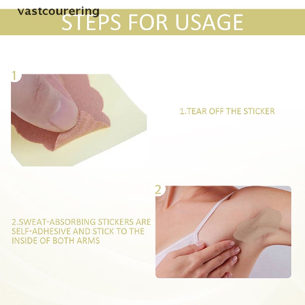 Bộ 12 Miếng Dán Thấm Hút Mồ Hôi Cho Vùng Da Dưới Cánh Tay