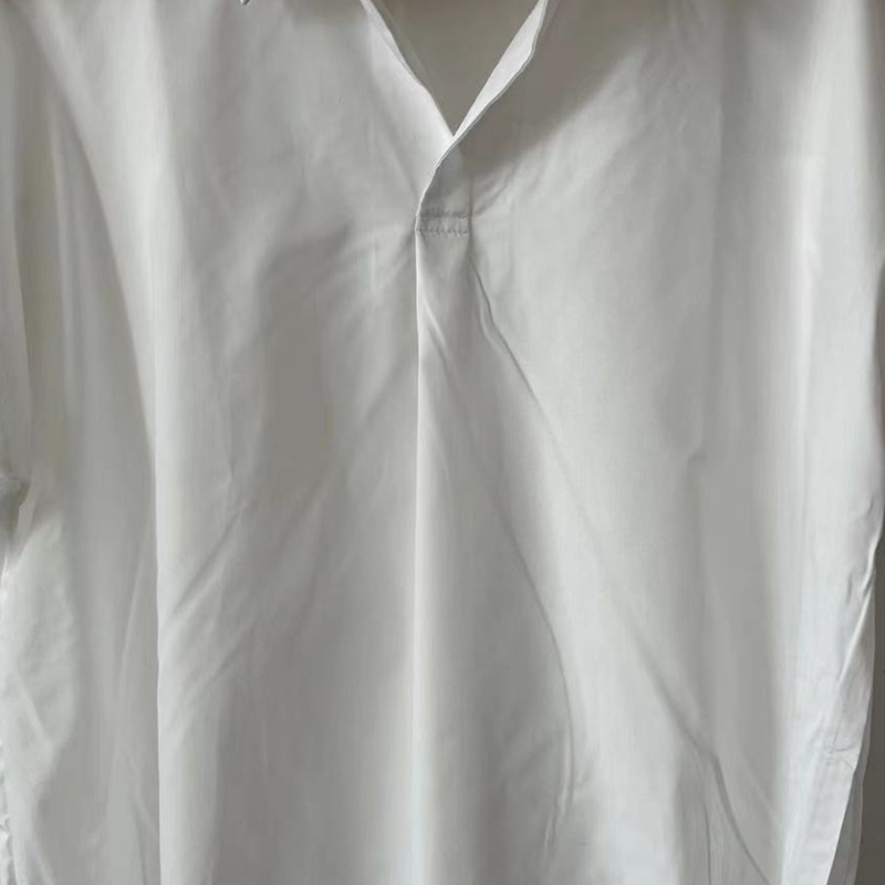 Xiangbao Áo Sơ Mi Trắng Mềm Dáng Rộng Mặc Hàng Ngày Thời Trang Mùa Hè