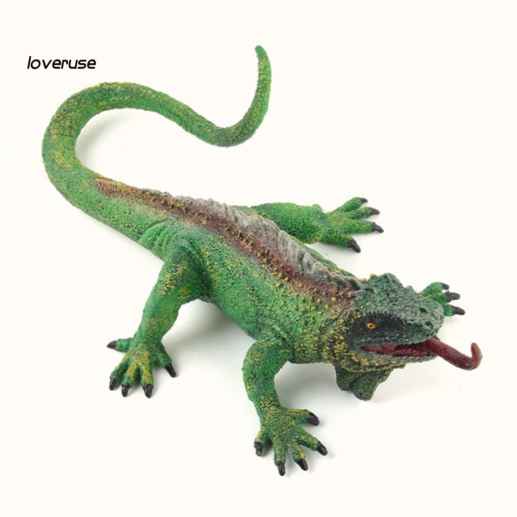 Mô Hình Thằn Lằn Bằng Nhựa Mềm Độc Đáo Sturdy